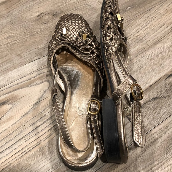 Made in Italy flat with strap. Not sure of brand. Size 8 1/2. - Picture 3 of 3